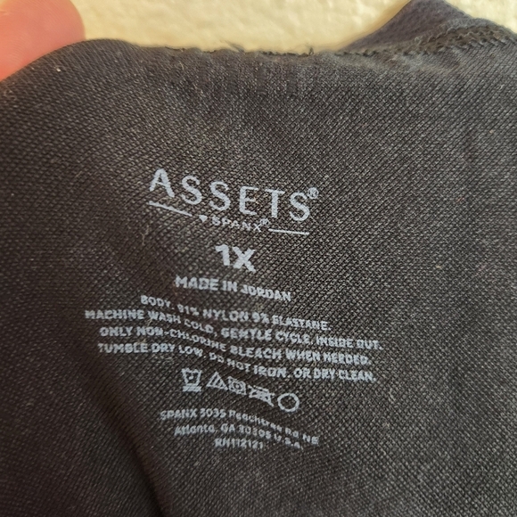 Assets by SPANX Maternity Black Leggings Tights 1X - Picture 6 of 10